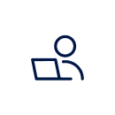 Pointing finger icon