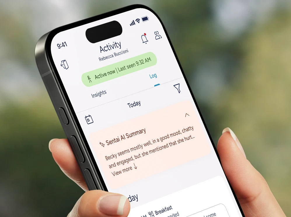 Family app on a phone